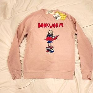 Brand new pink sweatshirt, Roald Dahl's Matilda. Size S